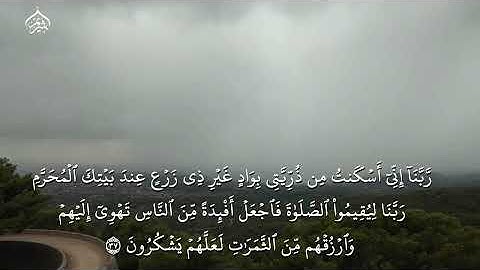 تلاوة ما تيسر من سورة ابراهيم فجر 22 ذوالقعدة 1427 #الشيخ سعود الشريم
