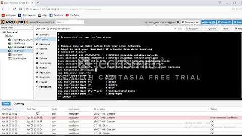 Instalacion y configuracion de un servidor proxy squid(proxmox)