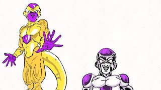 How to draw Golden and Black Frieza on Flipaclip