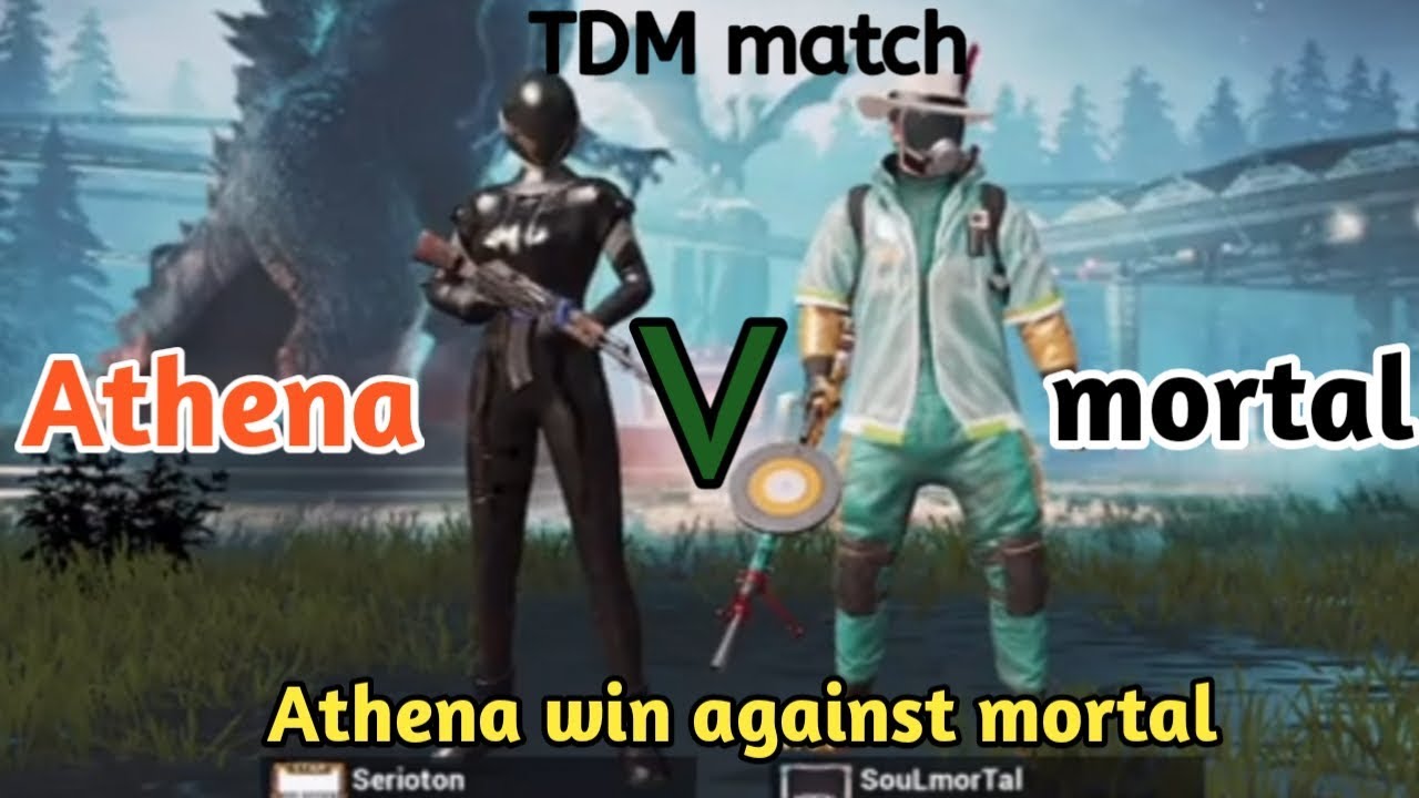 Mortal vs Athena | 3V3 TDM match | pubg mobile - YouTube