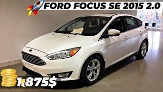 1875$ Ford Focus Se 2015 2.0 Кожа + Люк | Покупаем В Сша | 6900$ Под Ключ