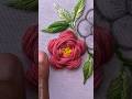 Amazing flower design|hand embroidery/kadhai design #Shorts