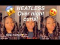 HOW TO GET HEATLESS CURLS ? USING A HEADBAND 😱im shook .