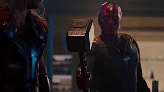 Vision levanta el Martillo de Thor - Esapañol Latino[1080]60Fps - Avengers Age of Ultron