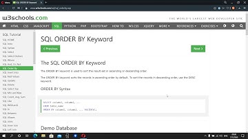 ภาษา SQL -  ตอนที่ 7 - คำสั่ง ORDER BY เรียงลำดับข้อมูลจาก น้อยไปมาก  มากไปน้อย 1/2