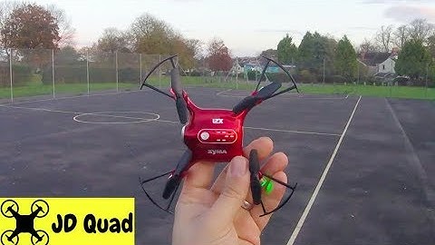Syma X21 Nano Quadcopter Altitude Hold Drone Flight Test Review