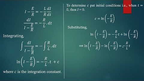 Growth of current in Series RL circuit |Transient Phenomena |  I B.Sc. PCM 3 Class IV