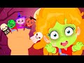 Finger Family at Halloween night | Groovy The Martian & Phoebe cartoon show