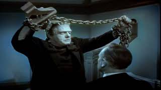 Lon Chaney Jr. -TRIAL OF FRANKENSTEIN (Castle films Fan made with alternate ending colorized)