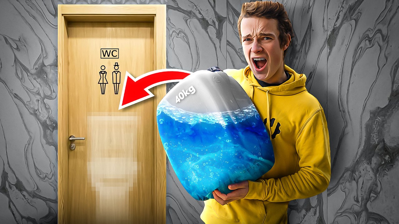 Je coule 40KG de résine sur le sol de mes WC 🚽
