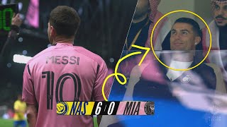 Ronaldo And Messi Reactions to Al Nassr Vs Miami 6-0