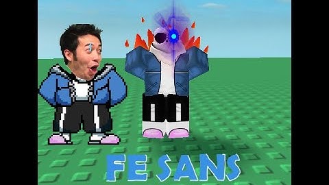 FE SANS Script | Netless Net | Roblox