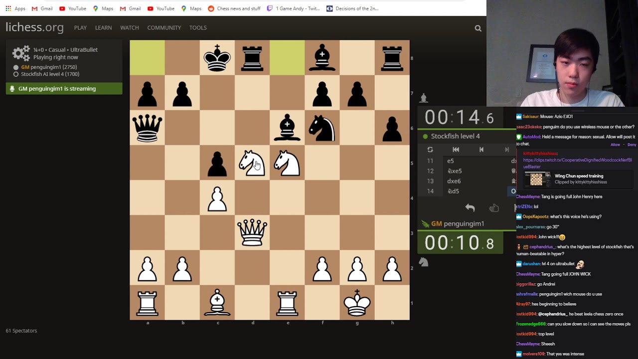 Stockfish 15.1 vs Simontachhi 1.81 - Queen's pawn, Hyperbullet