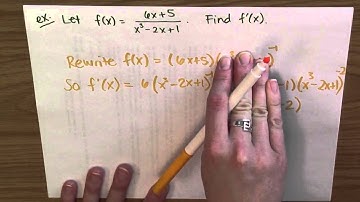 Forget the Quotient Rule! - Week 5 - Mooculus