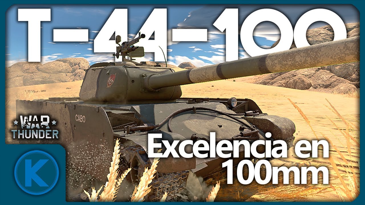 Un tanque medio excelente - T-44-100 en War Thunder - YouTube