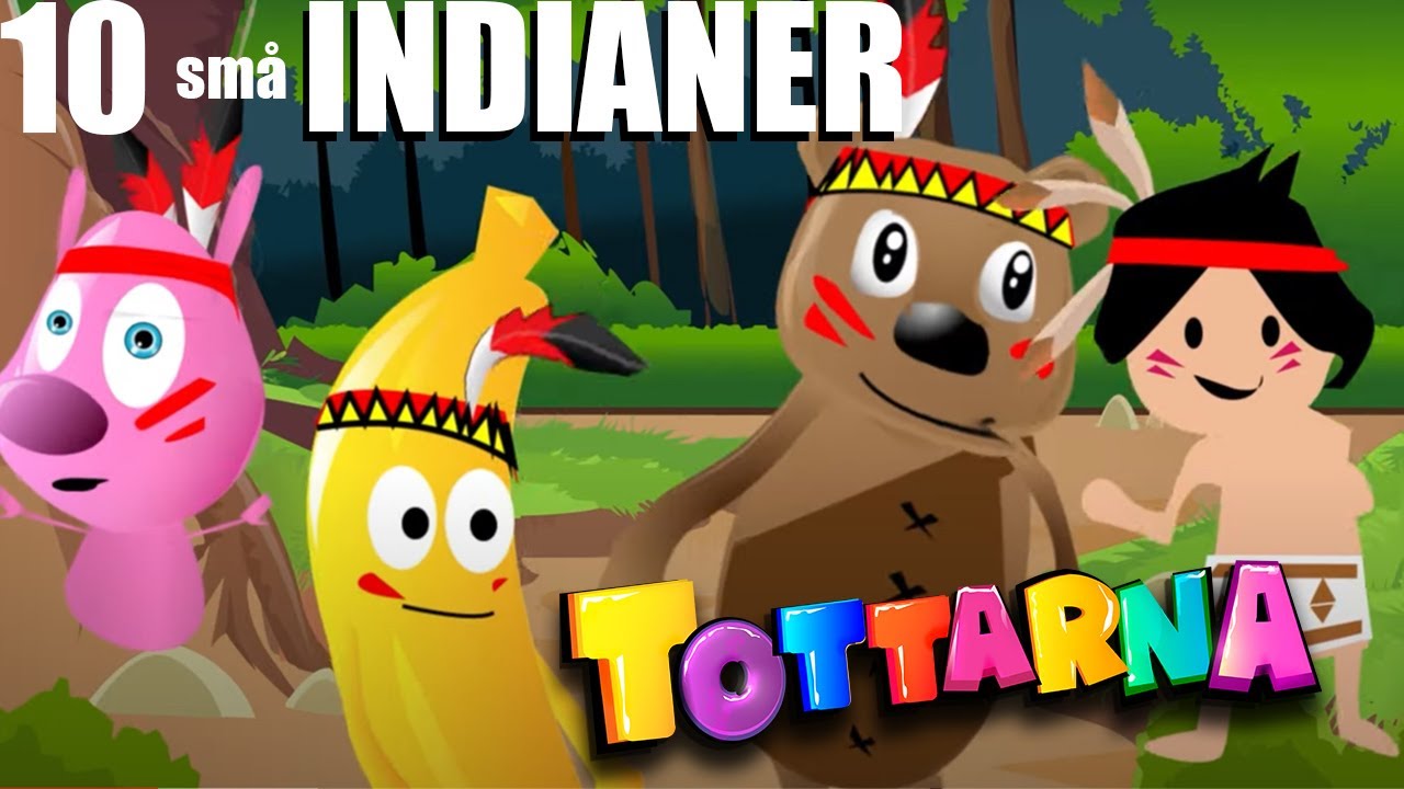 Tio små indianer | Svensk barnmusik med klös!