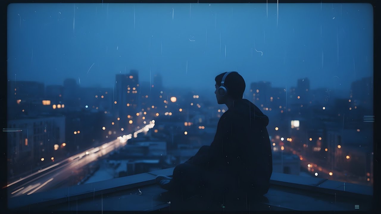 it's 3am and the rain is pouring ~ lofi beats