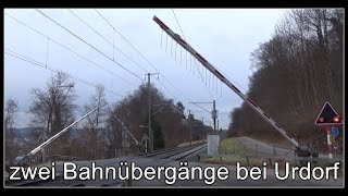 Two railway crossings @ Urdorf / Zwei Bahnübergänge beim Bahnhof Urdorf, Schweiz 2017