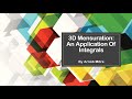 3D Mensuration: An Application Of Integrals