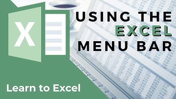 Beginner Excel Tutorials | Using the Microsoft Excel Menu Bar