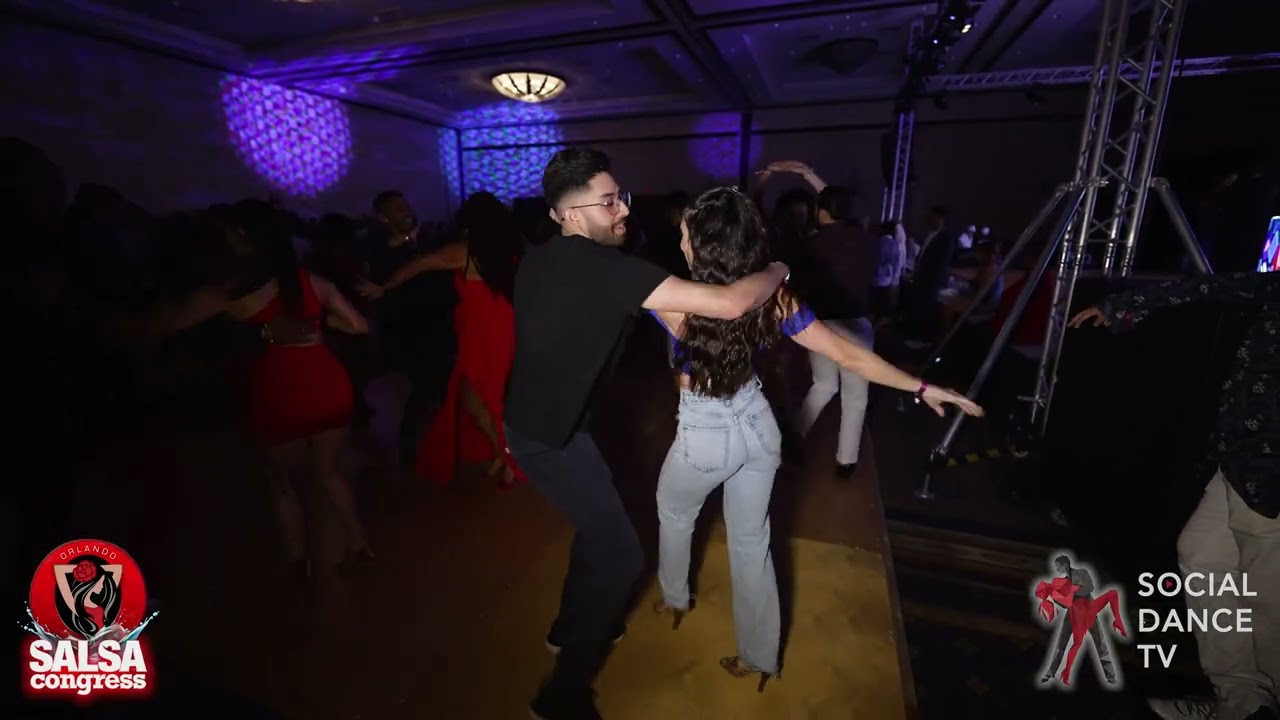 Kevin Lopez & Jessica Szota - Salsa social dancing | Orlando Salsa Congress 2024