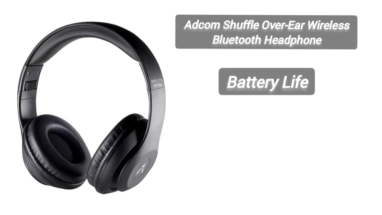 Adcom Shuffle Over-Ear Wireless Bluetooth Headphone