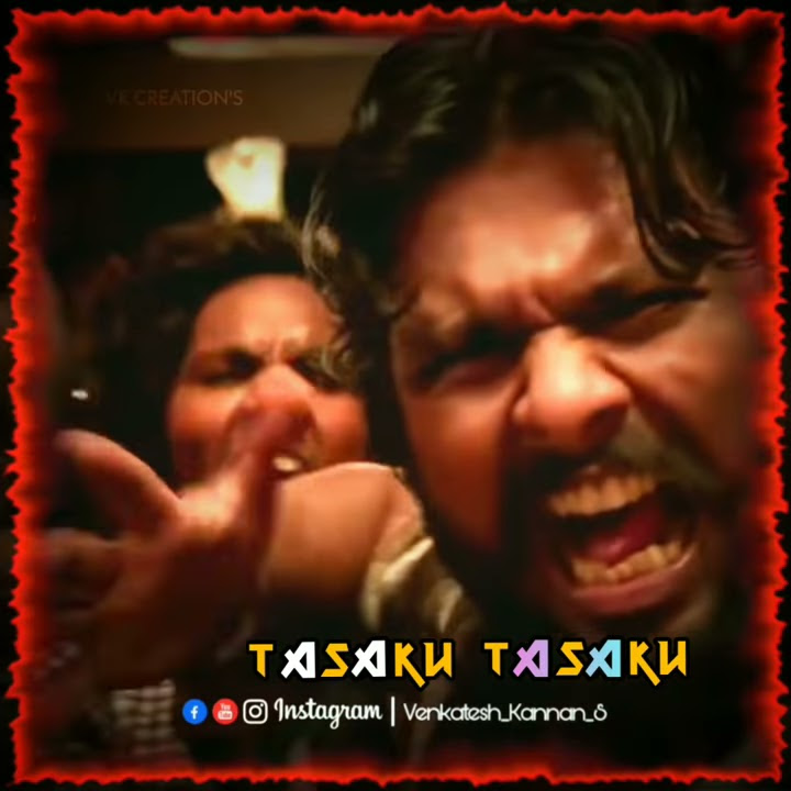Tasaku Tasaku Song 1080q HD | #vikramvedha | #whatsappstatus | #venkateshkannan | #vijaysethupathi |