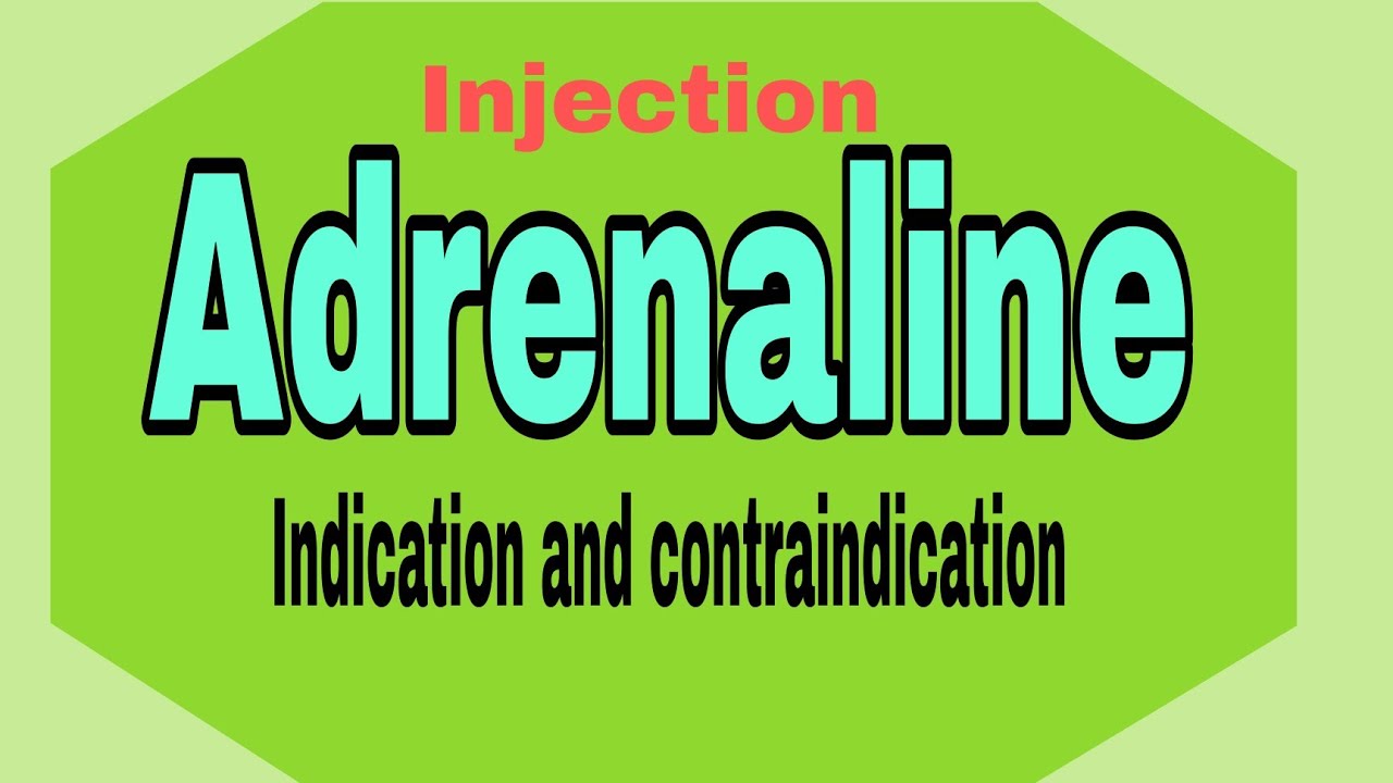 Injection Adrenaline Indication and contraindication / YouTube