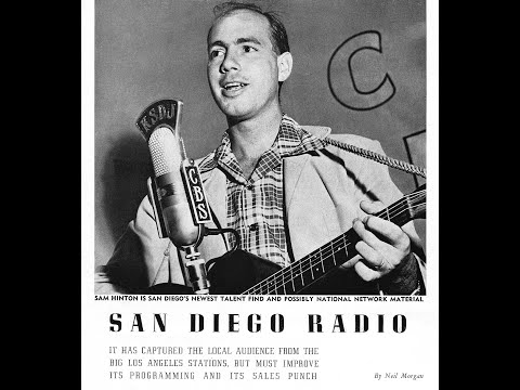 Folksinger Sam Hinton Live On KSDJ Am November 24 1948