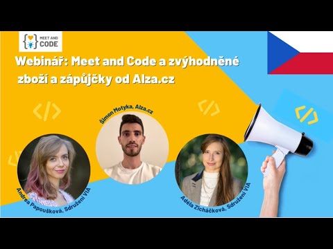 Webinar_Meet and Code 2022_How to enroll and participate_Alza.cz_Sdruzeni VIA