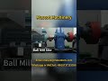 Ball Mill in Action: Industrial Grinding Process #ballmill #mineralindustry