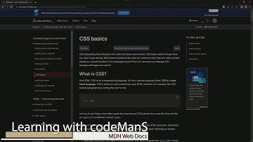 Learn HTML | MDN Web Docs_  CSS Basics