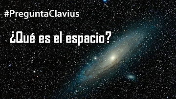 ¿De qué está hecho el espacio?