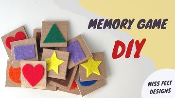 How to Make Memory Game - Recycle DIY