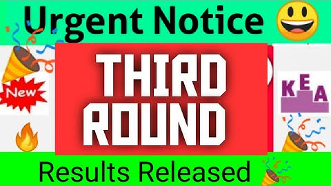 #kcet second extended Round #3rdround #kea_updates #kcet_updates #kcet2022 #second_round