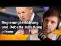 Историческое спец. заседание Бундестага - о России и Украине | Выступление Олафа Шольца