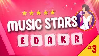 🎵🔍 Word Jumble: Can You Recognize the Stars of Pop, Rock, and More? (Game #8)