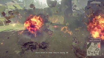 NieR:Automata Moose vs Robot Army