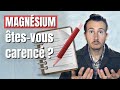 Comment savoir si on manque de magnsium  testezvous  