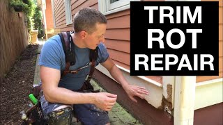 Repair Trim Rot (Skirt Board and Corner Board)