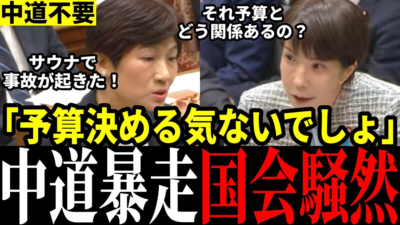 【委員長一喝】いい加減にしろ！低レベル質問で総理追及も予算には全く触れず無駄質疑