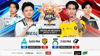 🔴 LIVE | MPL PH S16 | FILIPINO - Week 8 Day 1
