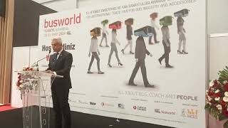 İETT Genel Müdürü İrfan Demet, BUSWORLD fuarında