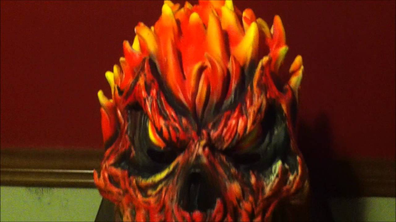 Flaming Skull Mask / Ghost Rider Mask - YouTube