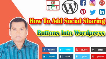 How to add social sharing buttons into WordPress||Aponjon Digital Academy||Bengali Tutorial
