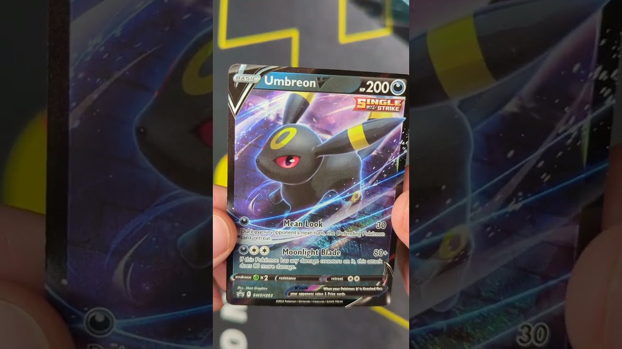 Pokemon 2022 Spring V Heroes Umbreon V Tin Opening 