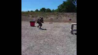 Quick course with a pistol third party view