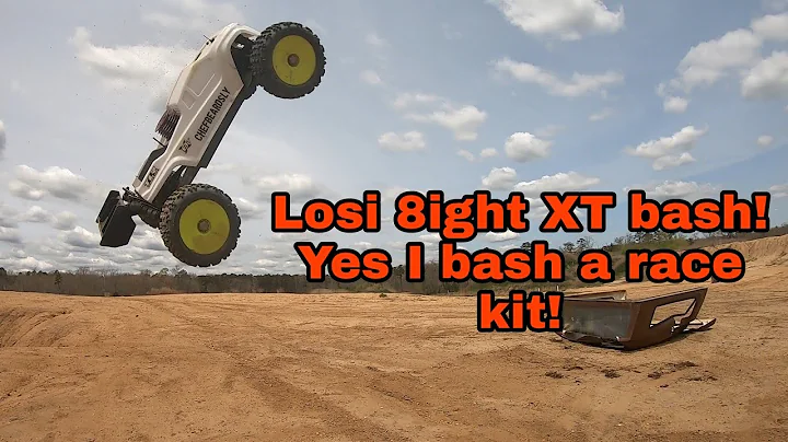 Losi 8ight XT bash!