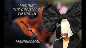 Sia - The Greatest en Violín|tab,tutorial,partitura,como tocar|HD Tutorial