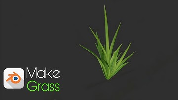 Make 3D Grass Model in blender | 3D animation #blenderrender3d #blender